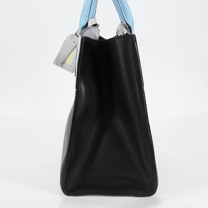 Louis Vuitton Steamer, Black, Leather, handbag