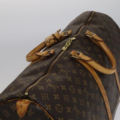 Louis Vuitton Keepall 60, Brown, Canvas, travel