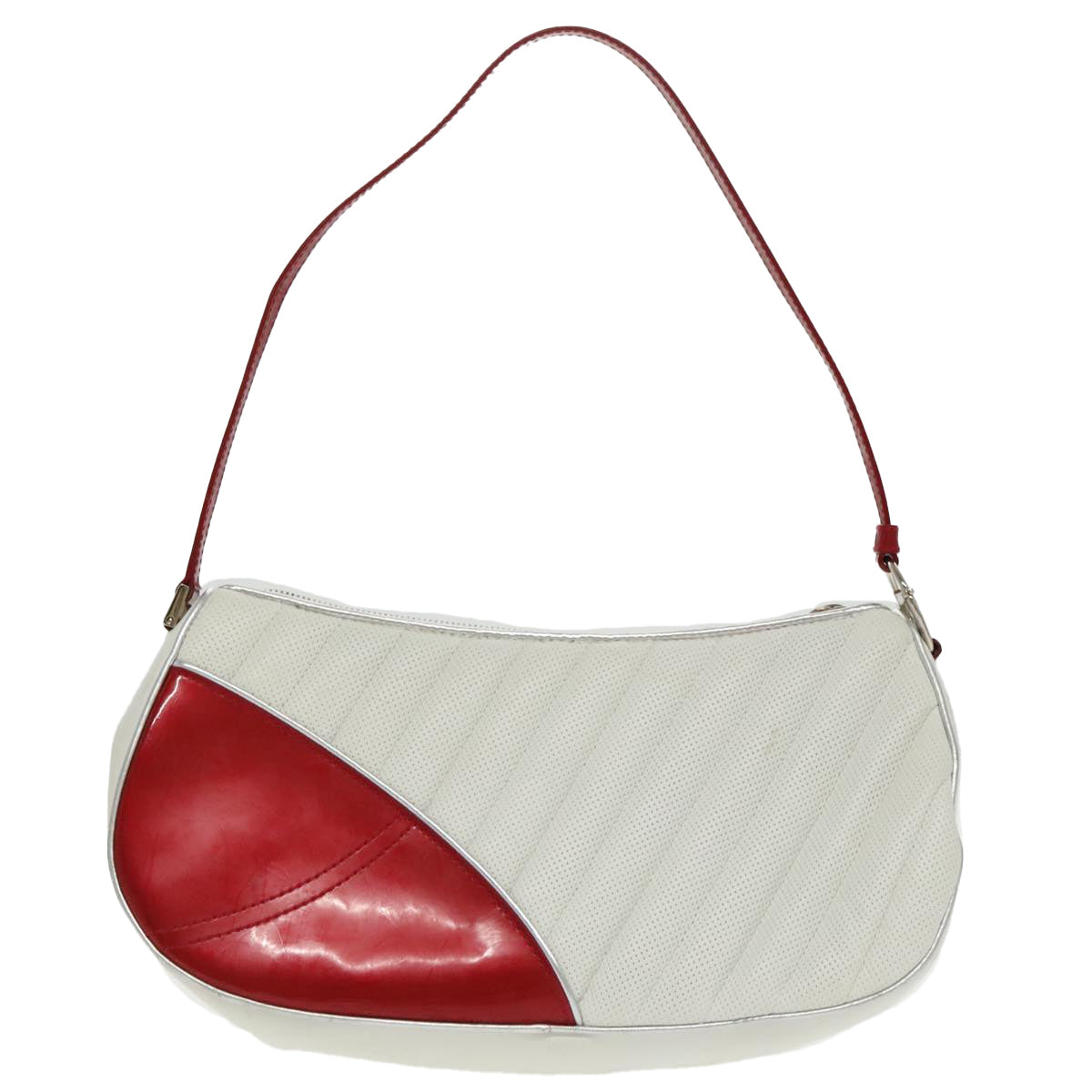 Dior Cadillac, White, Leather, shoulder