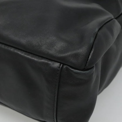 Prada, Black, Leather, tote