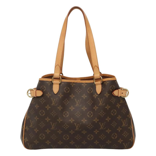 Louis Vuitton Batignolles Horizontal, Brown, Canvas, shoulder