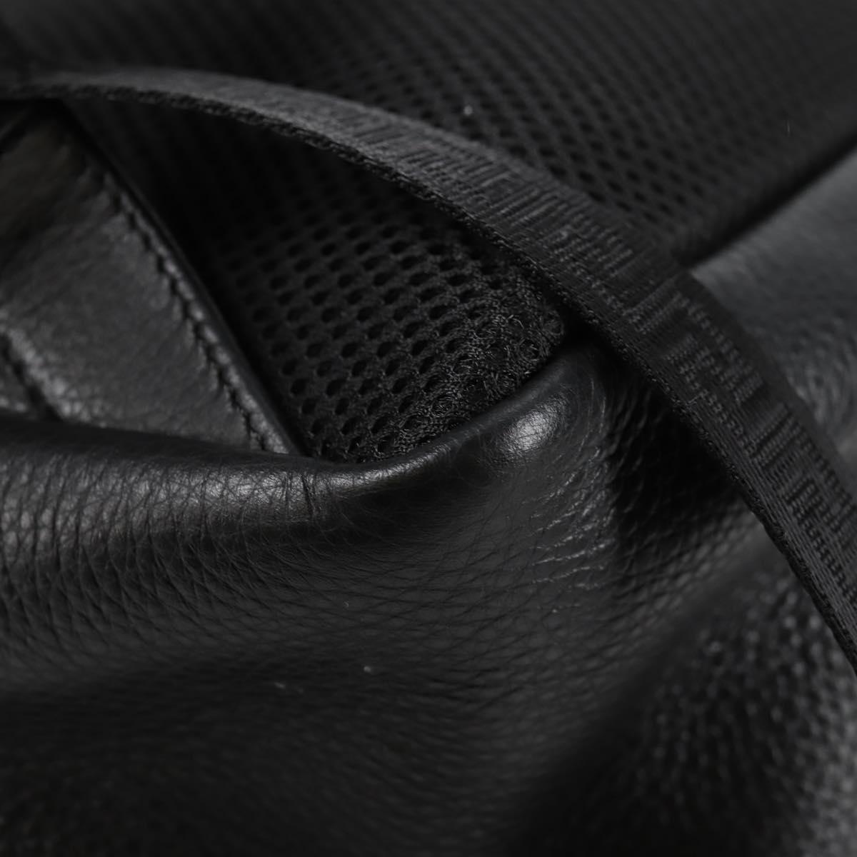 Versace Medusa, Black, Leather, backpack