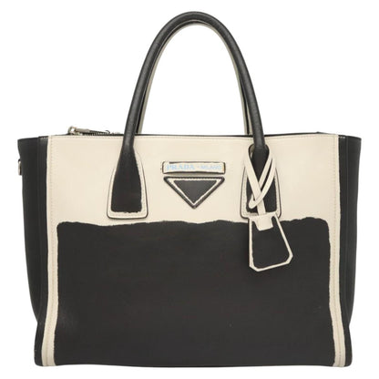 Prada Concept, Black, Leather, handbag