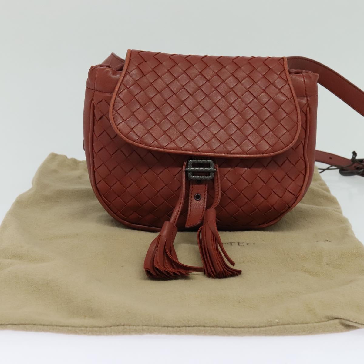 Bottega Veneta Intrecciato, Brown, Leather, shoulder