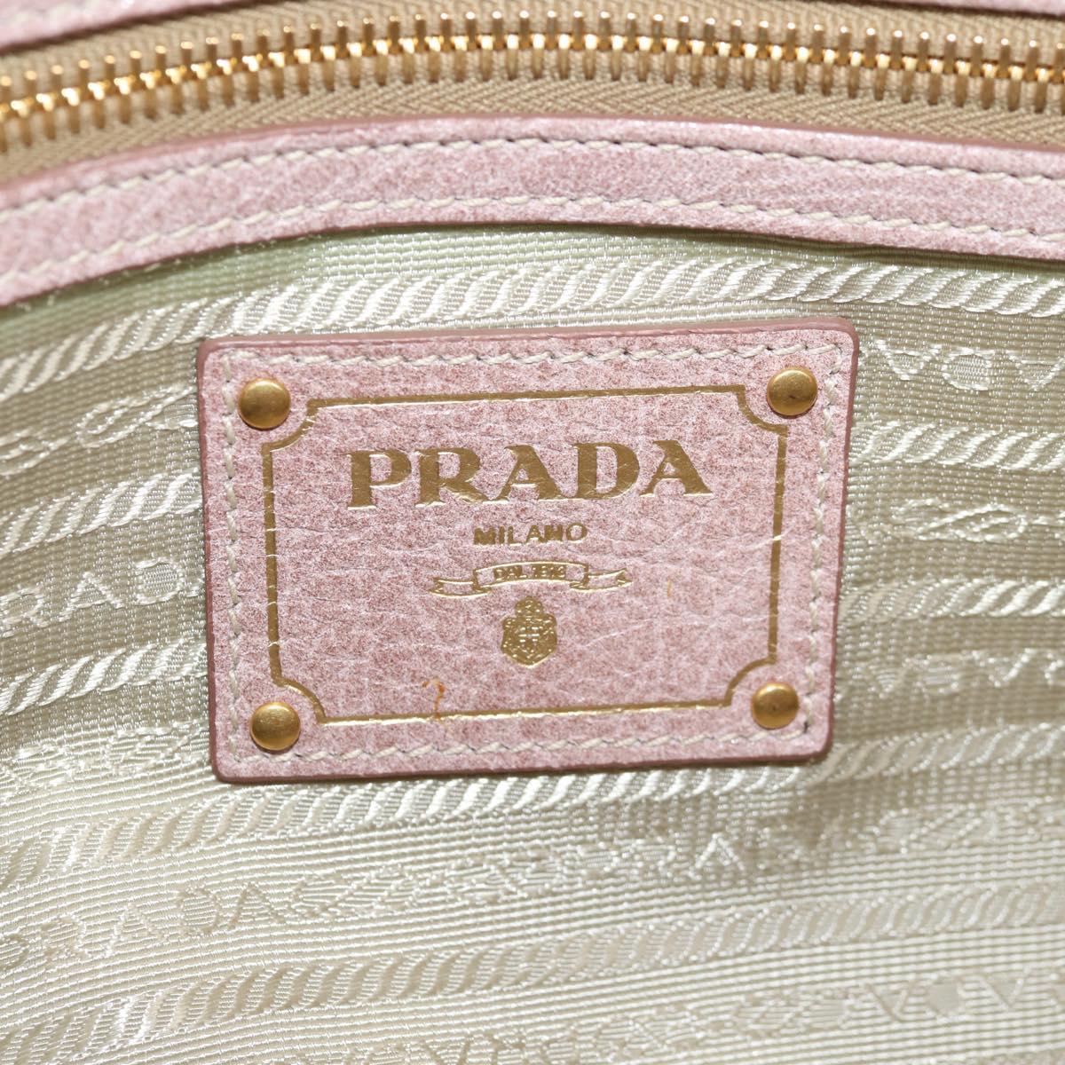 Prada Vitello, Pink, Leather, handbag