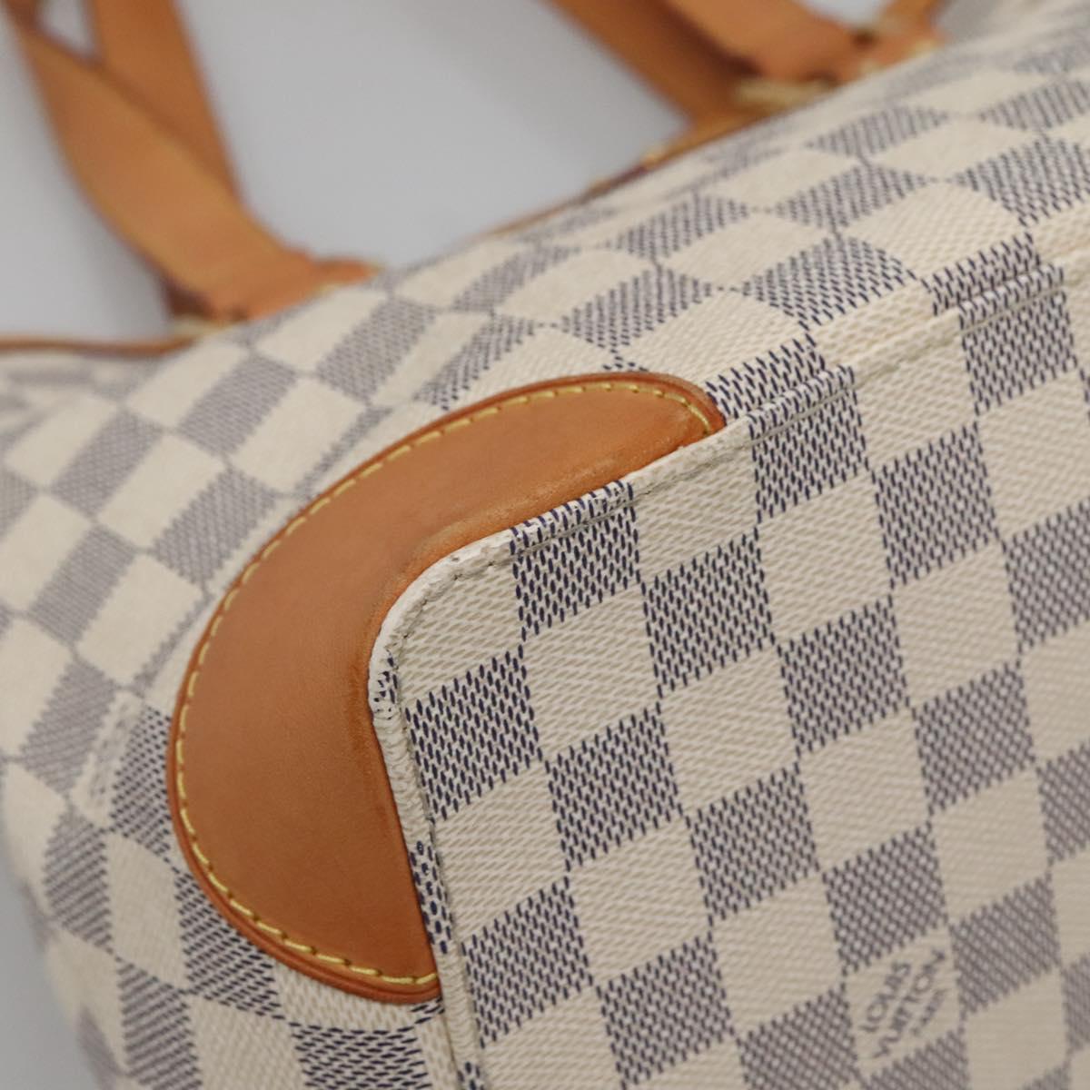 Louis Vuitton Hampstead, White, Canvas, tote