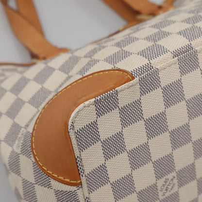 Louis Vuitton Hampstead, White, Canvas, tote