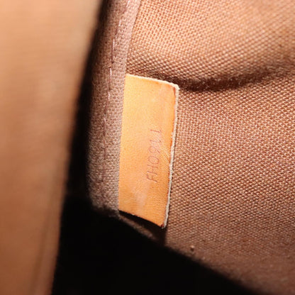 Louis Vuitton Saumur 35, Brown, Canvas, shoulder