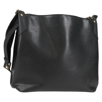 Louis Vuitton Mandala, Black, Leather, shoulder