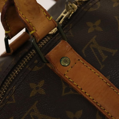 Louis Vuitton Keepall Bandouliere 50, Brown, Canvas, travel