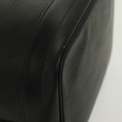 Louis Vuitton Noé, Black, Leather, shoulder