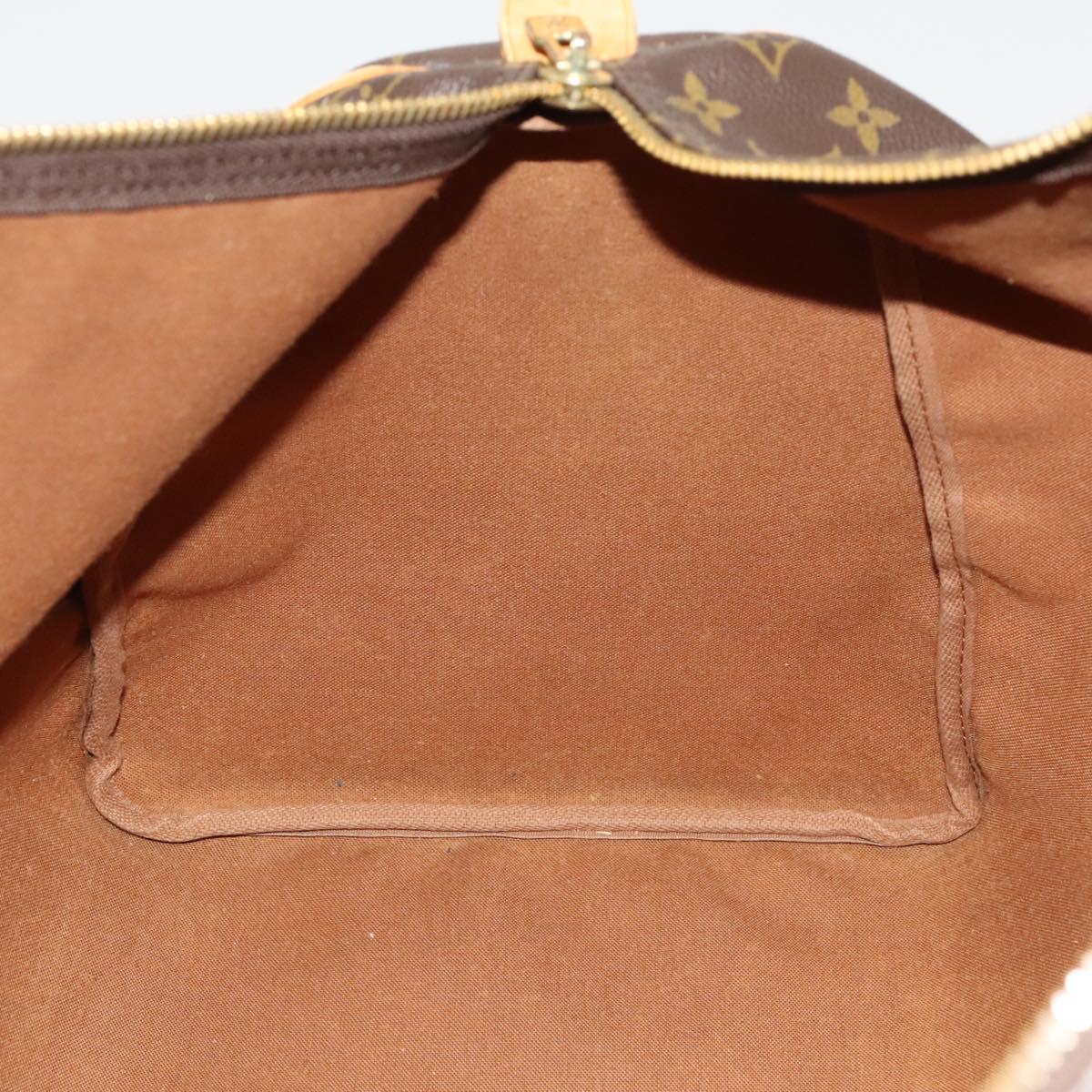 Louis Vuitton Keepall 55, Brown, Canvas, travel