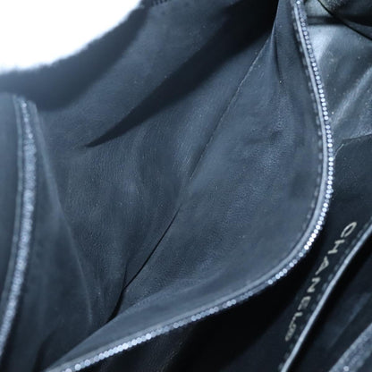 Chanel Matelassé, Black, Leather, shoulder