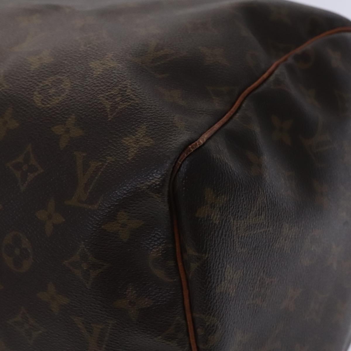 Louis Vuitton Keepall 55, Brown, Canvas, travel