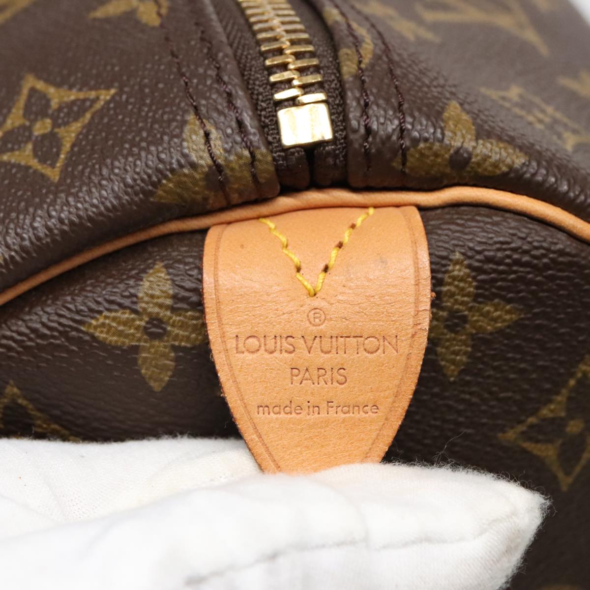 Louis Vuitton Keepall 60, Brown, Canvas, travel