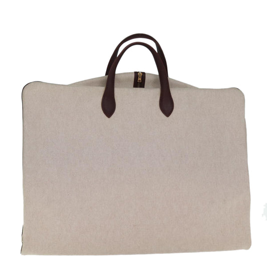 Hermès, Beige, Canvas, travel