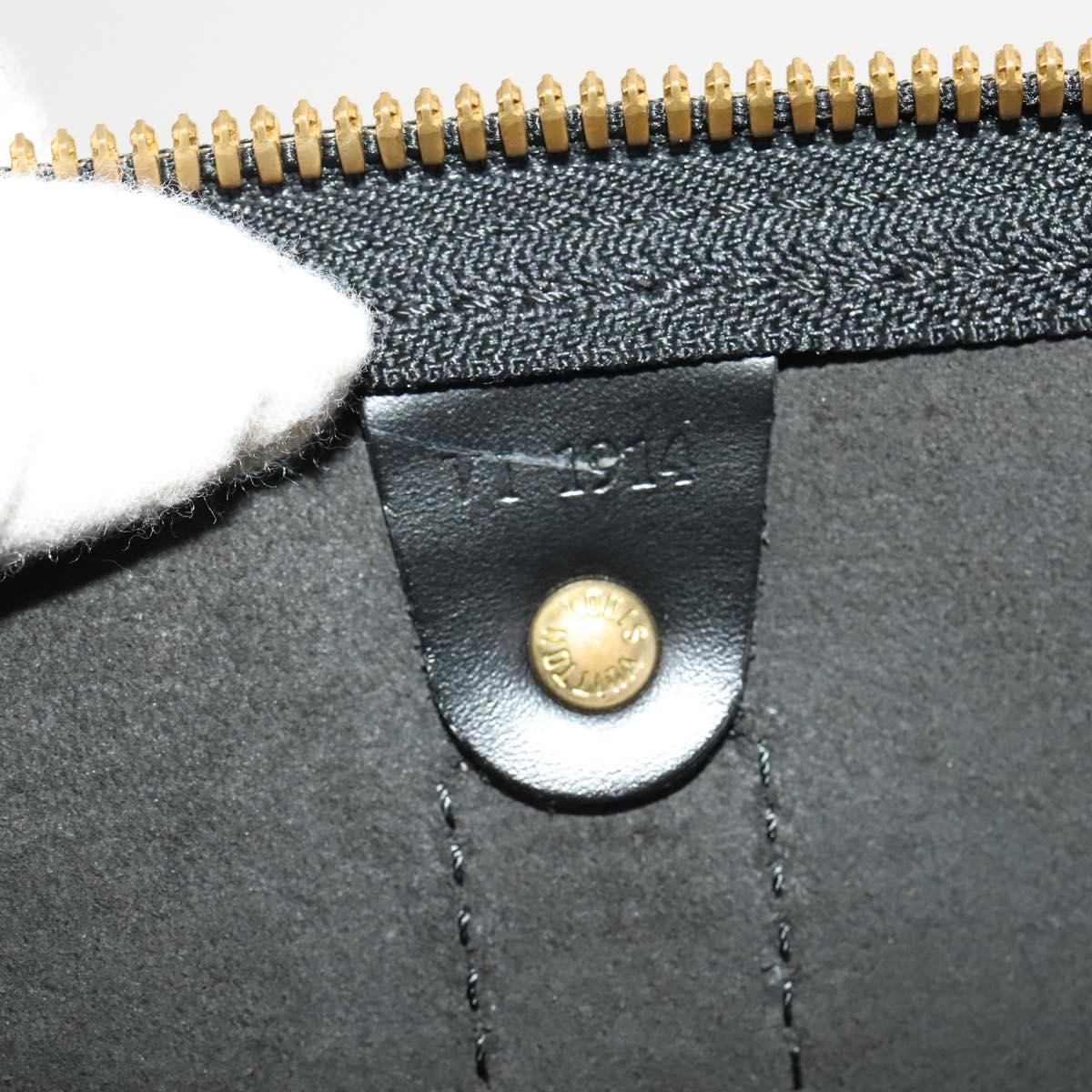 Louis Vuitton Keepall 50, Black, Leather, travel
