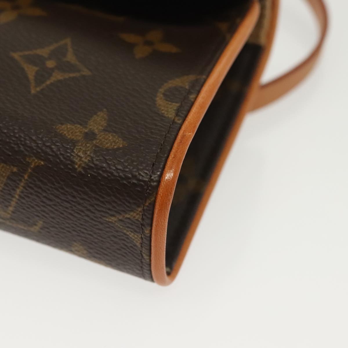 Louis Vuitton Florentine, Brown, Canvas, shoulder