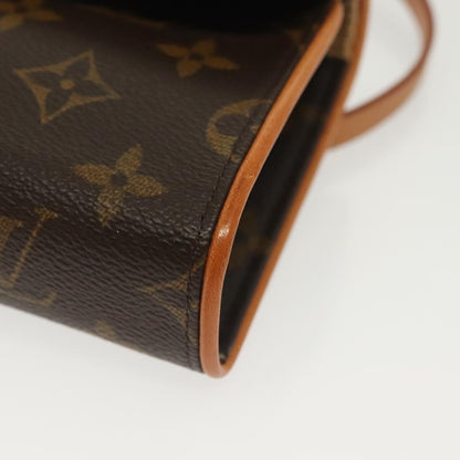 Louis Vuitton Florentine, Brown, Canvas, shoulder