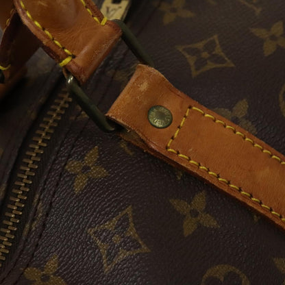Louis Vuitton Keepall Bandoulière 60, Brown, Canvas, travel