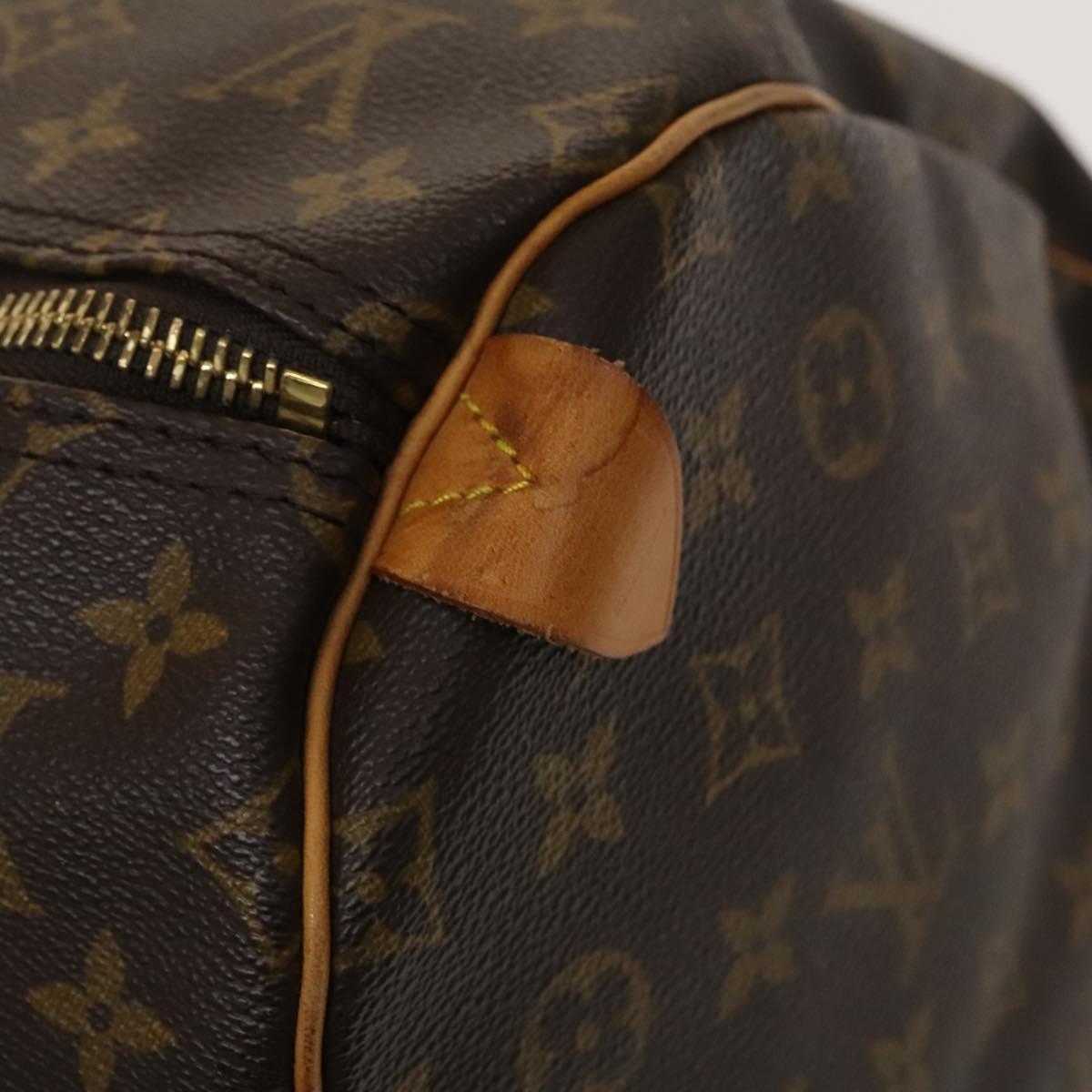 Louis Vuitton Keepall 55, Brown, Canvas, travel