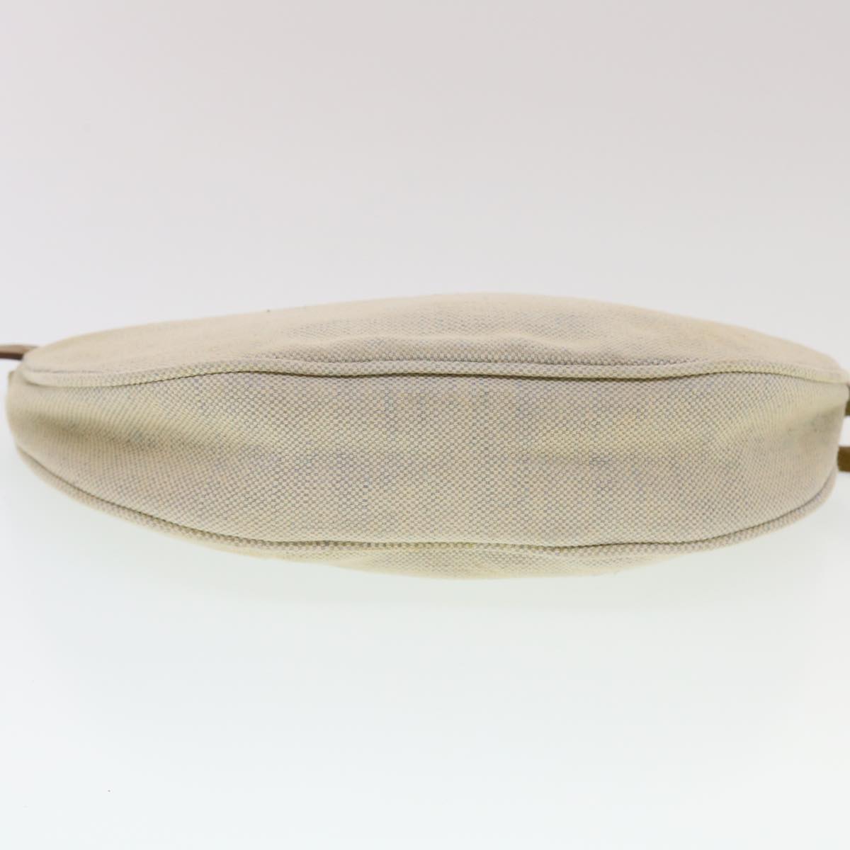 Prada, Beige, Canvas, clutch