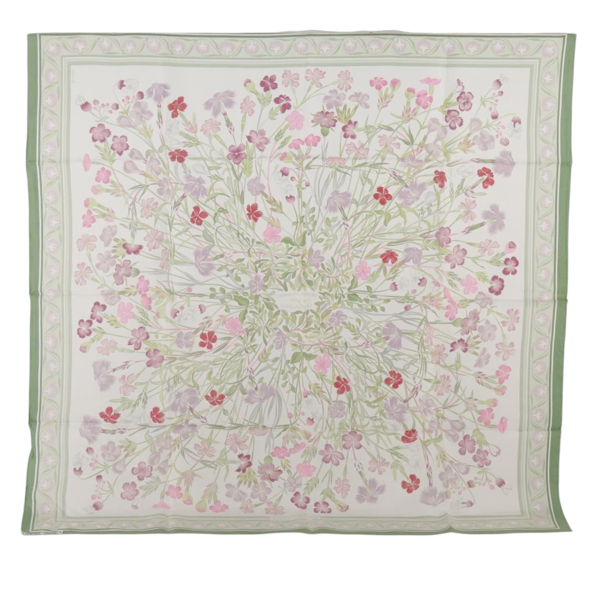 Hermes Carré 90 Silk multicolor, GREEN, SILK, Scarve & shawl