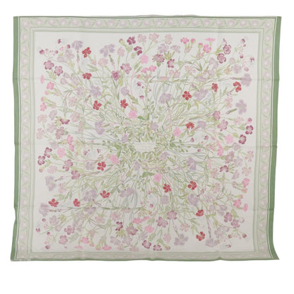 Hermes Carré 90 Silk multicolor, GREEN, SILK, Scarve & shawl