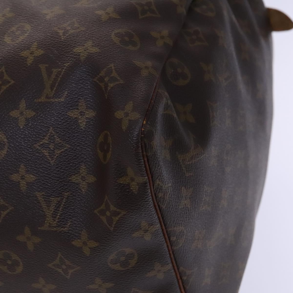 Louis Vuitton Keepall 60, Brown, Canvas, travel