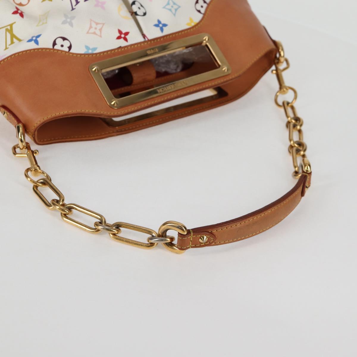 Louis Vuitton Judy, White, Canvas, handbag