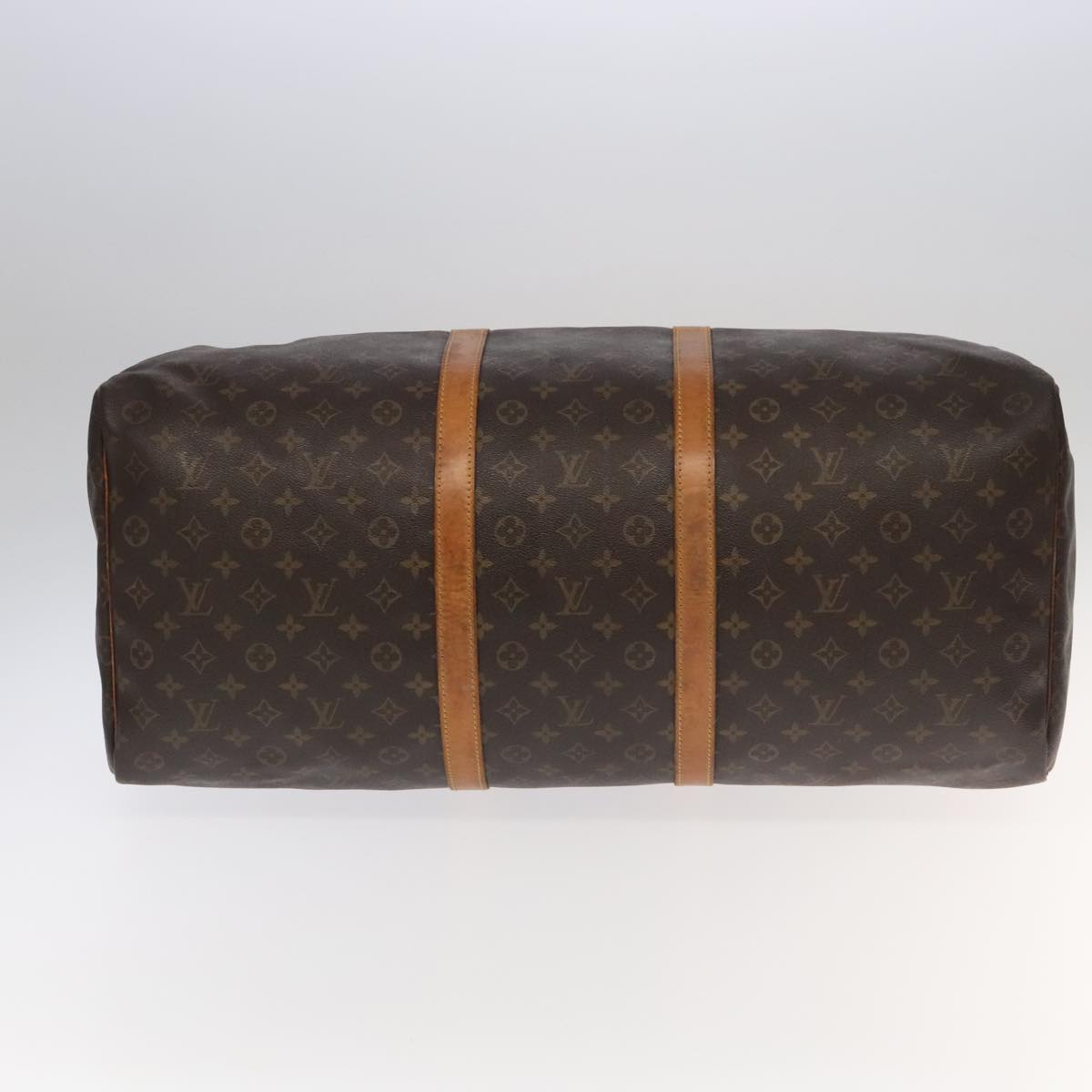 Louis Vuitton Keepall 60, Brown, Canvas, travel