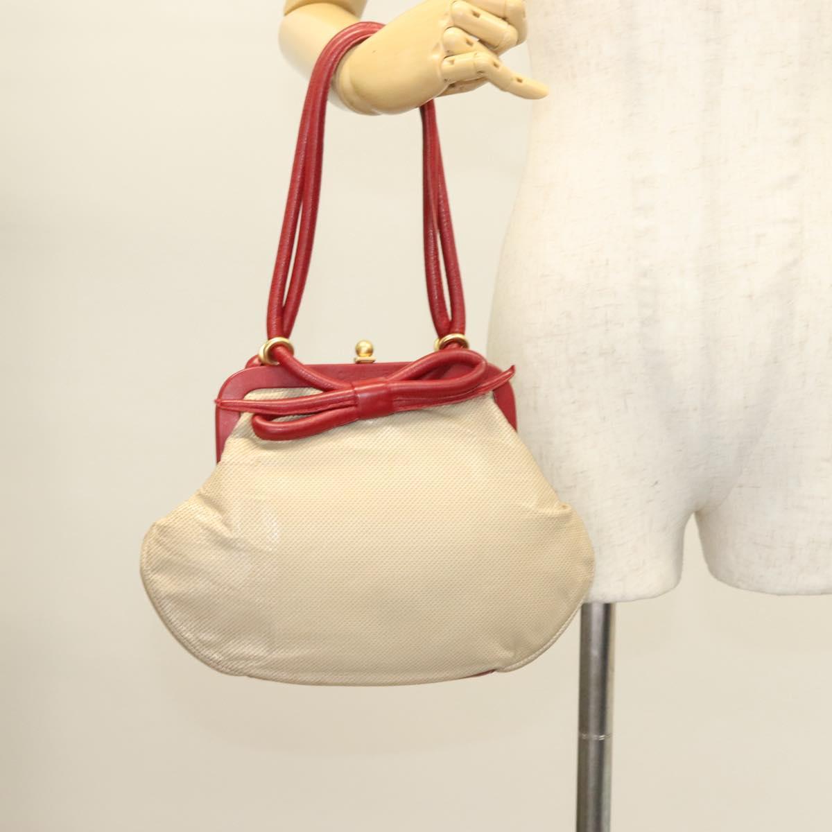 Chanel, Beige, Leather, shoulder