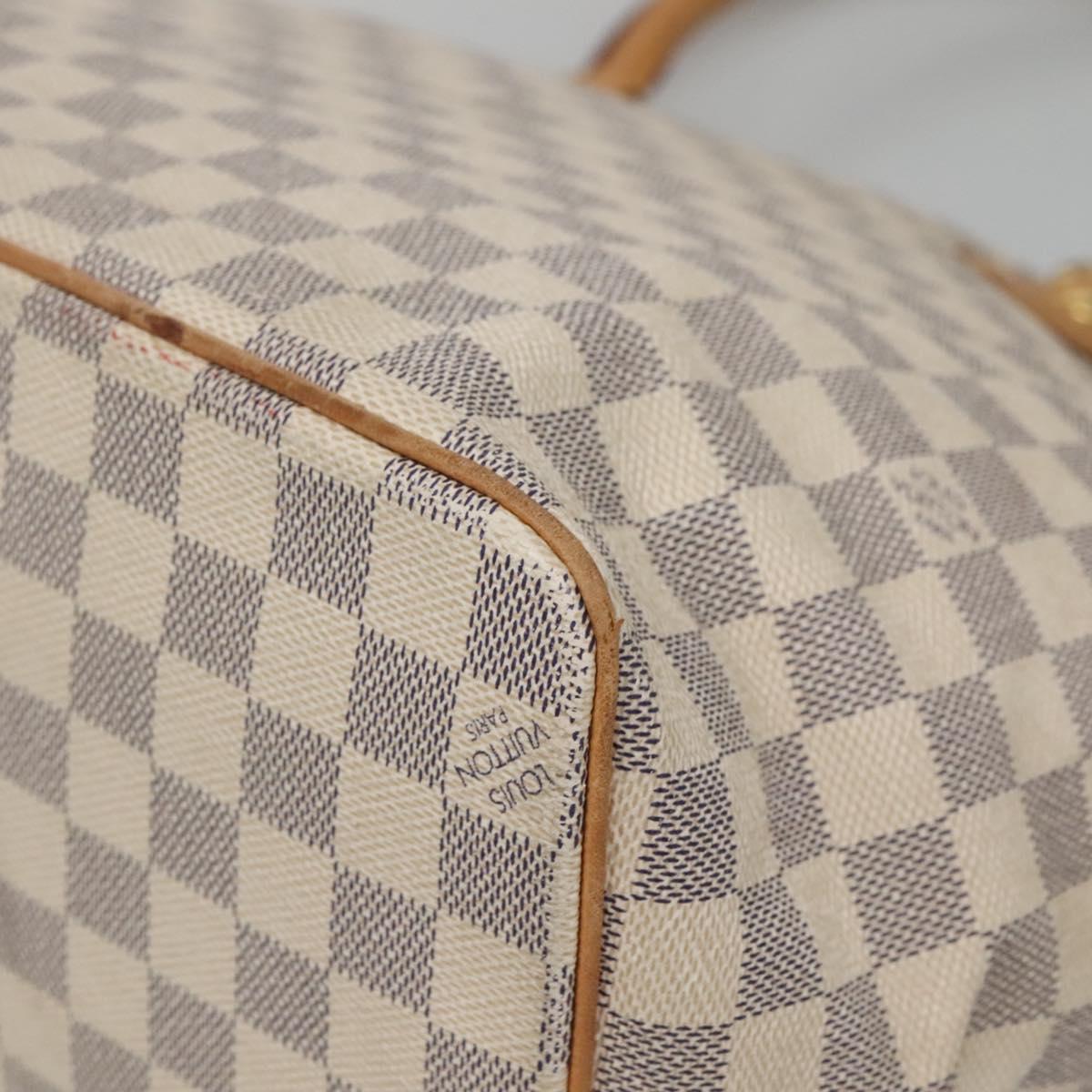 Louis Vuitton Saleya, White, Canvas, tote