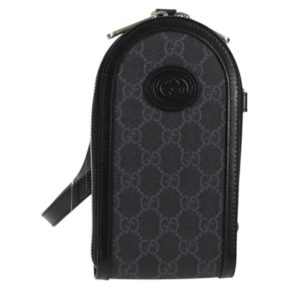 Gucci Off the grid, Black, Canvas, clutch