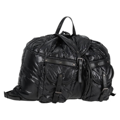 Bottega Veneta Spinnaker, Black, NYLON, backpack