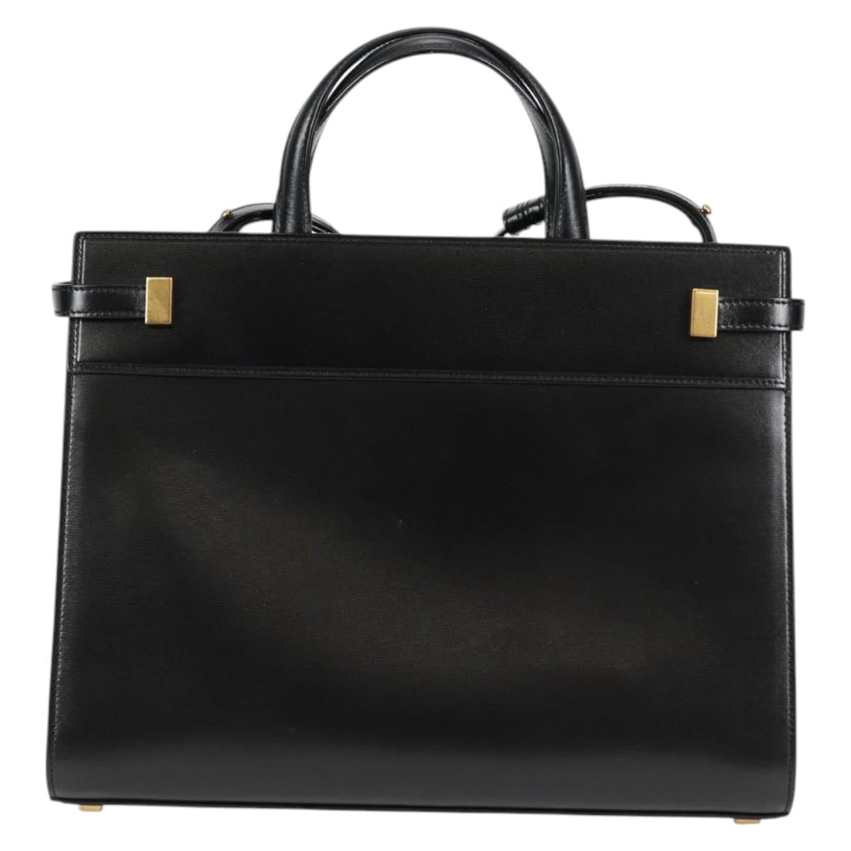 Saint Laurent Manhattan, Black, Leather, handbag