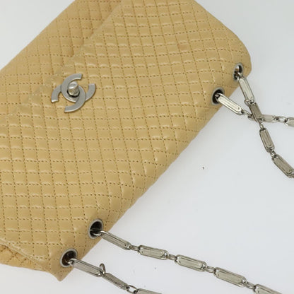 Chanel Bubble Quilt, Beige, Leather, shoulder