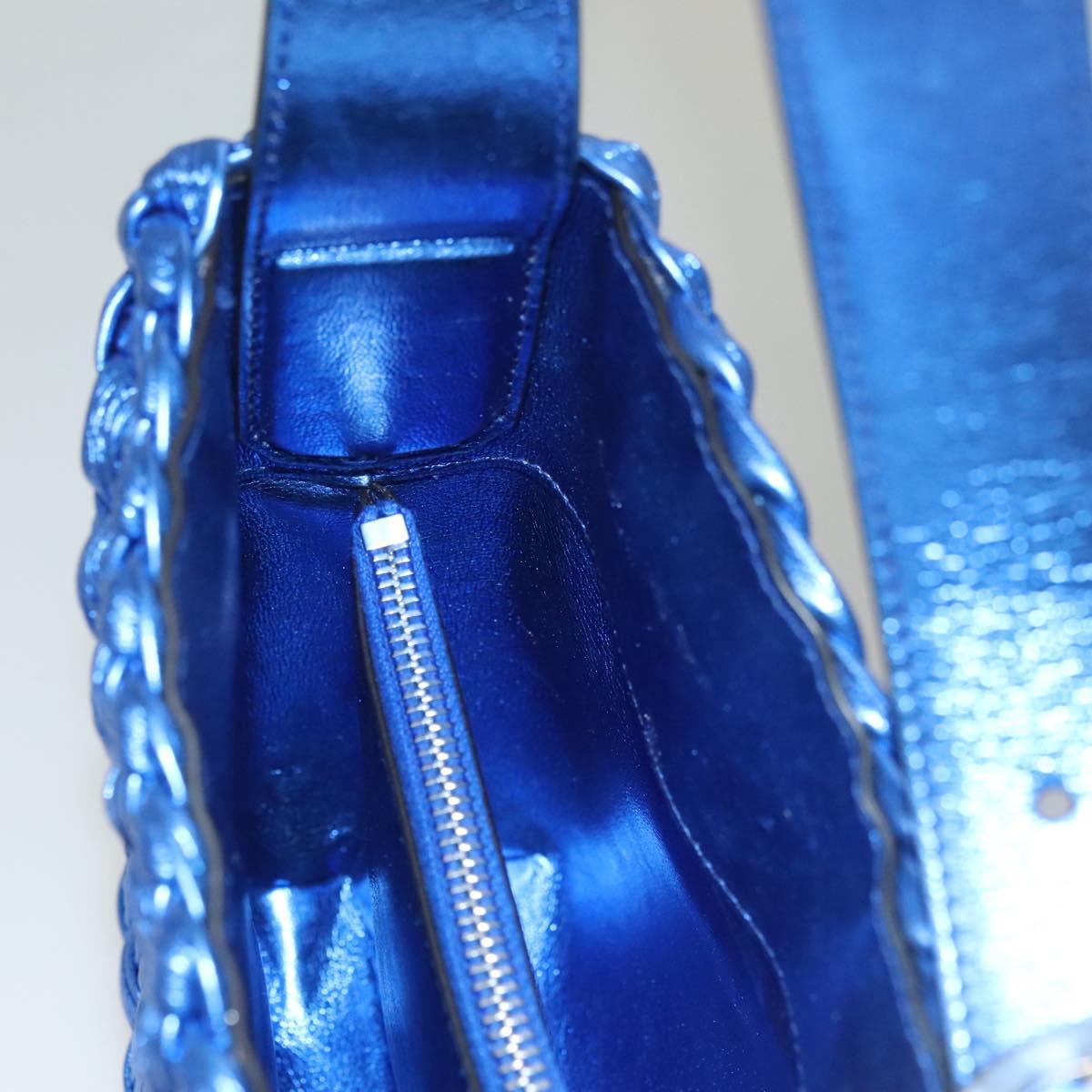 Salvatore Ferragamo Gancini, Blue, Leather, shoulder