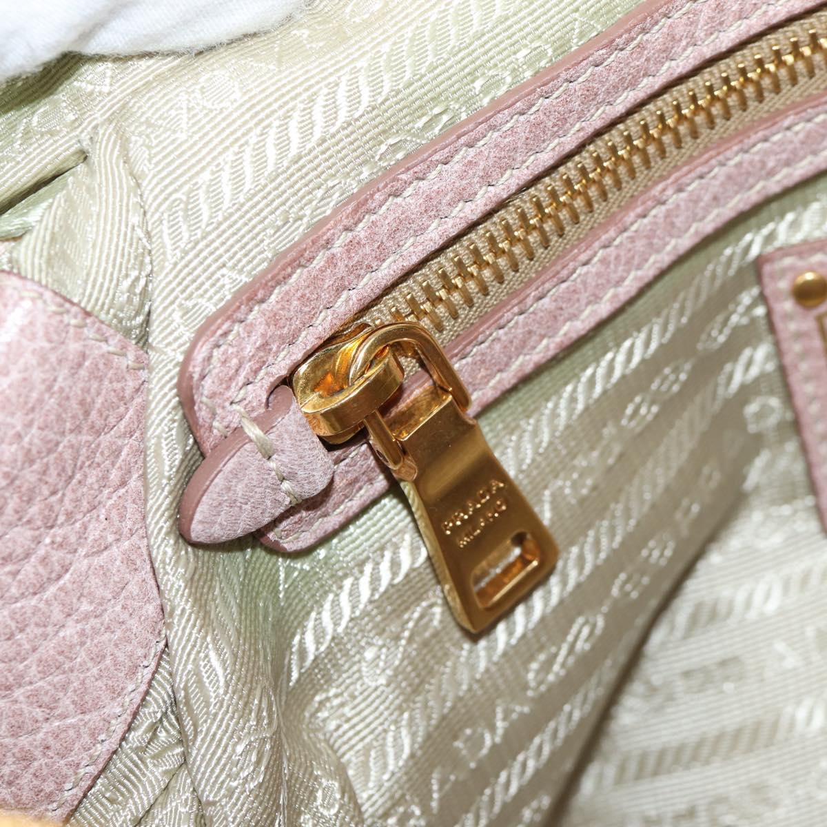 Prada Vitello, Pink, Leather, handbag