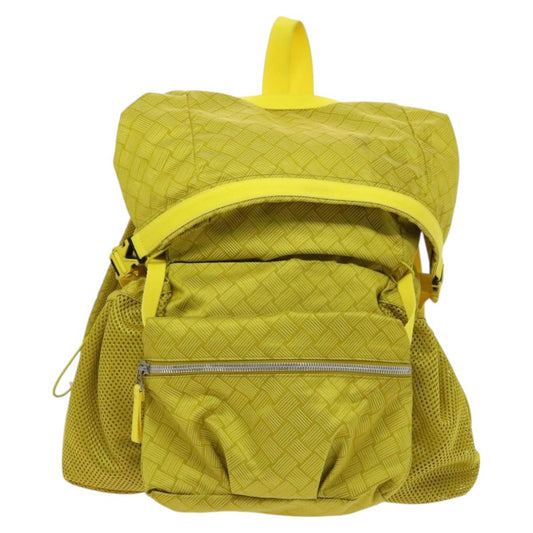 Bottega Veneta Trekking, Yellow, NYLON, backpack