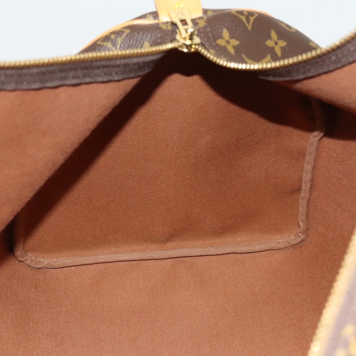 Louis Vuitton Keepall 55, Brown, Canvas, travel