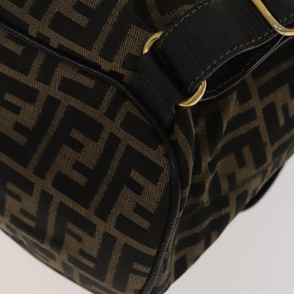 Fendi Zucca, Brown, Canvas, backpack