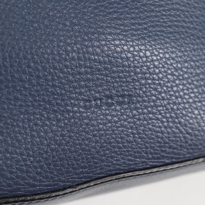 Gucci Bamboo, Blue, Leather, handbag
