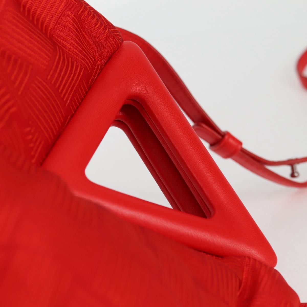 Bottega Veneta Point, Red, NYLON, handbag