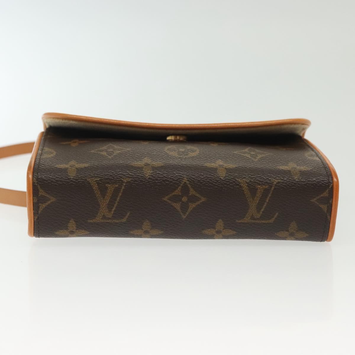 Louis Vuitton Florentine, Brown, Canvas, shoulder
