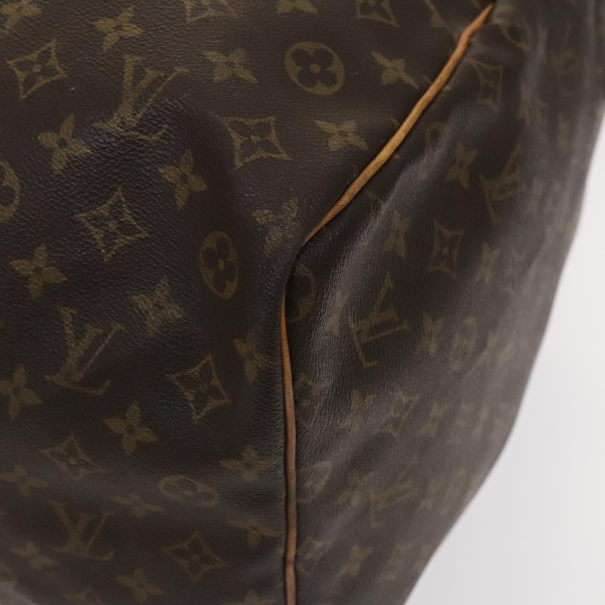 Louis Vuitton Keepall 60, Brown, Canvas, travel