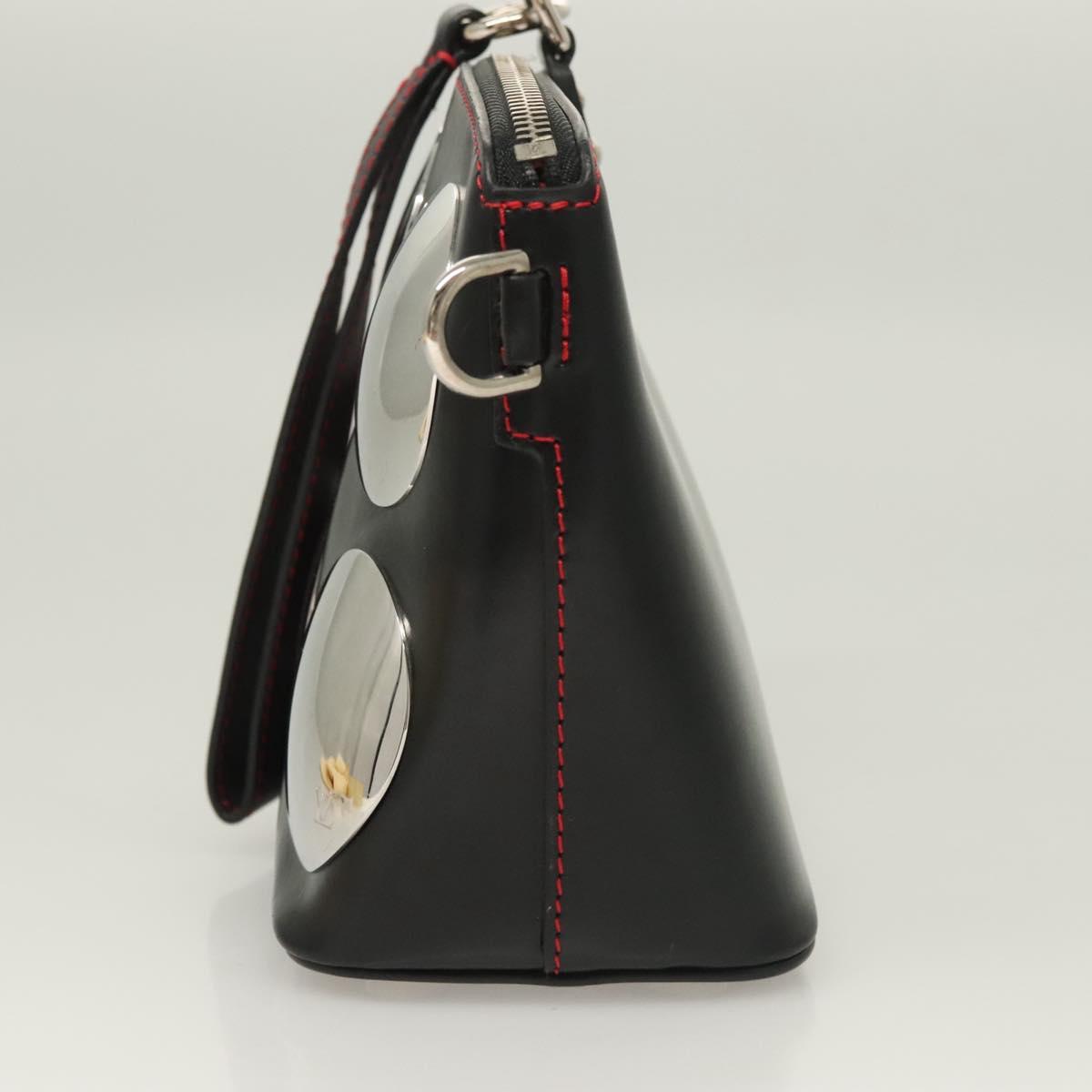 Louis Vuitton Suhari, Black, Leather, handbag