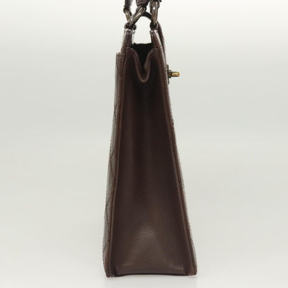 Chanel Coco Mark, Brown, Leather, handbag