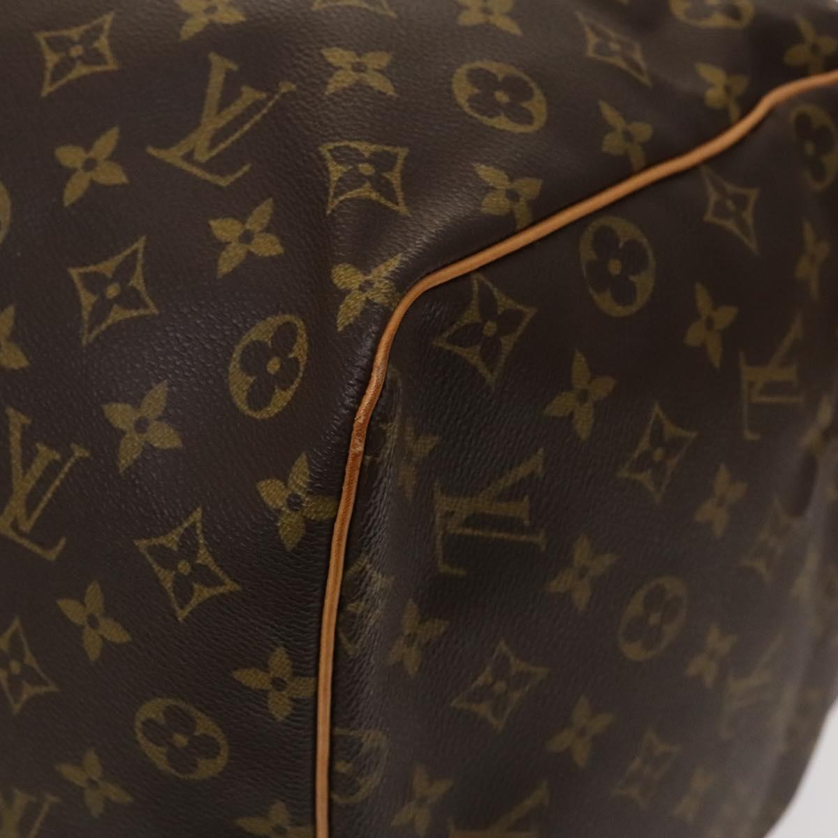 Louis Vuitton Keepall 60, Brown, Canvas, travel