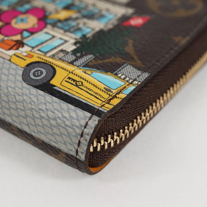 Louis Vuitton Vivienne, Brown, Canvas, wallet